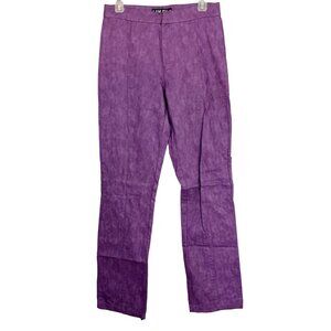I.AM.GIA Saros Straight Leg Pants Purple Y2K Vegan Leather - Size Medium